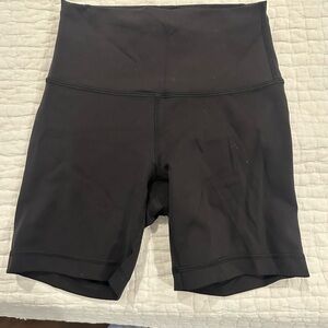 lululemon athletica Black High-Rise Bike Shorts